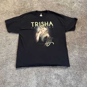 Trisha Yearwood Garth Brooks World Tour Concert 2014-2016 T-shirt Black Size 2XL